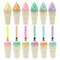 Wrapables Cute and Colorful Highlighters, Marker Pens, Stationery Supplies (Set of 6), Ice Cream